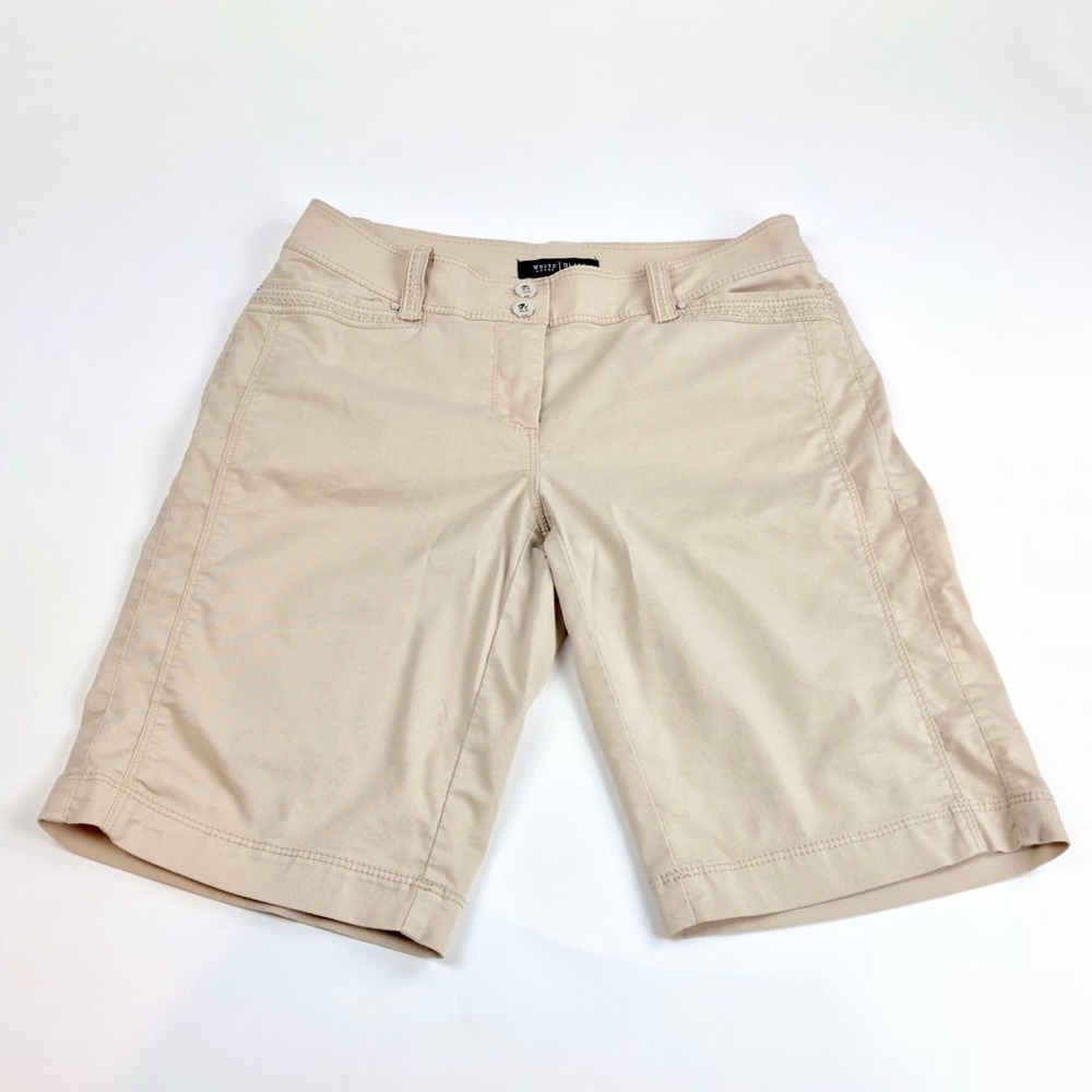 White House Black Market Bermuda Tan Short Size 0